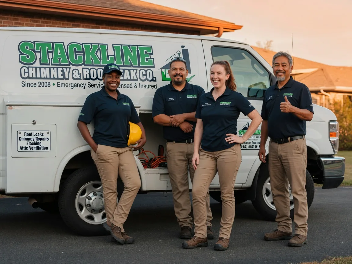 Chimney flashing repair company in Franktown, VA